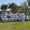 United States Navy band played for the Kearsarge association on Friday afternoon.